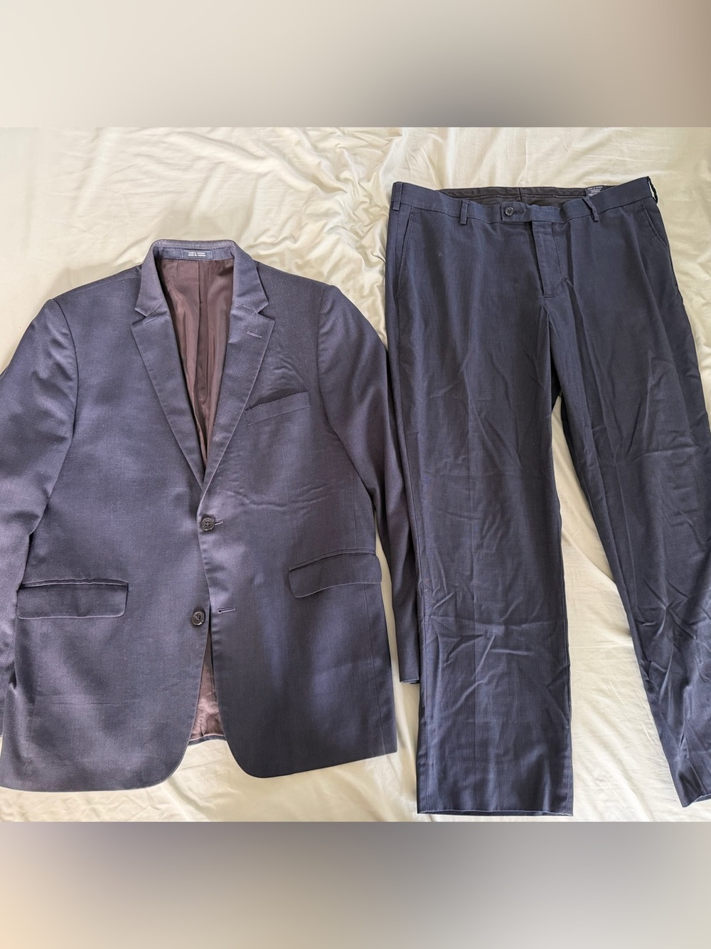 Arrow Men's Dark Navy Two-Piece Suit Blazer & Pants
